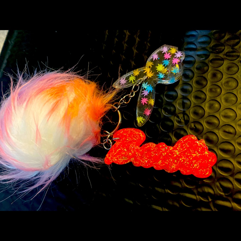 Three piece keychain